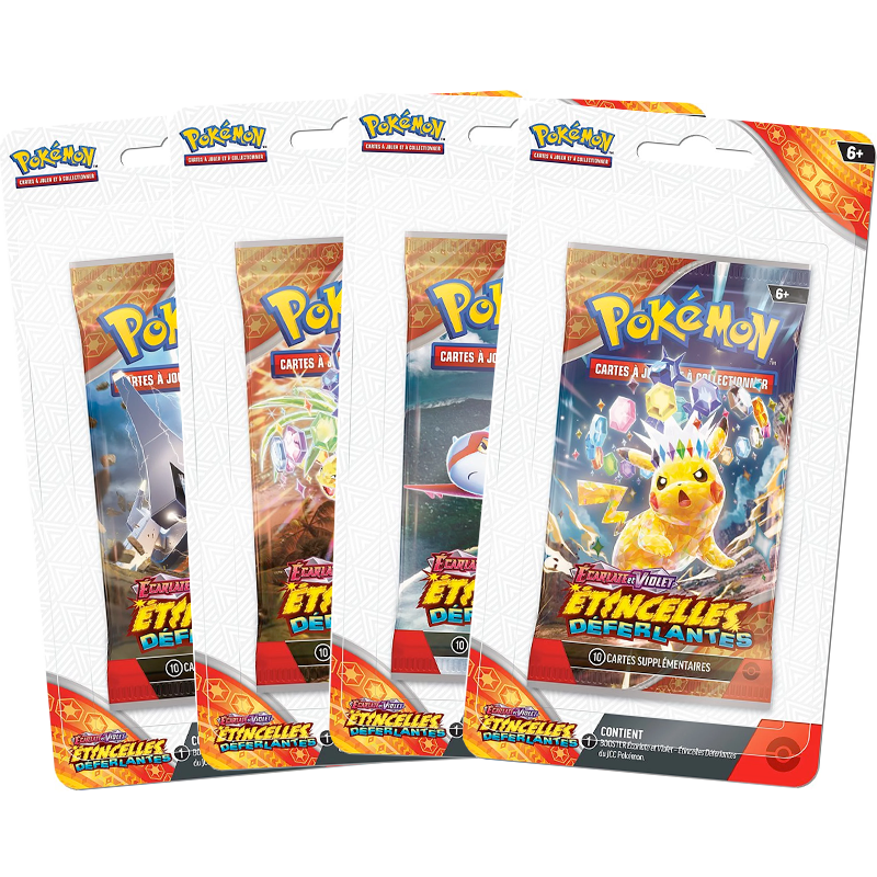 Blister Pokémon Étincelles Déferlantes EV08 Français